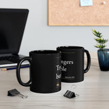 Try Fingers But Hole | 11oz Black Mug